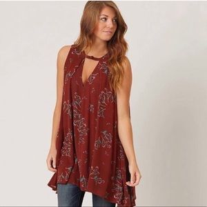 Free People Tree Swing Tunic Tank